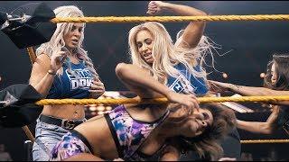 WWE Womens Division brawl breaks out between RAW Smackdown & NXT