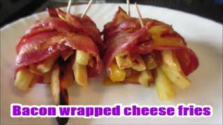 Bacon Wrapped Cheese Fries