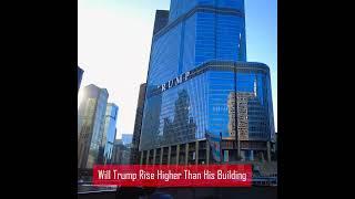 Trump building in Chicago from the boat tour point of view