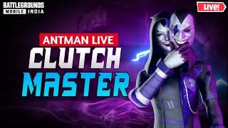 Rush Gameplay Only Royal Pass Giveaway BGMI Custom Room Live Antman Live