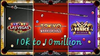 10k to 10million coins in 8ballpool