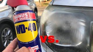 The TRUTH about WD 40 vs Headlights