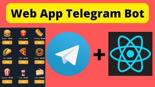 Web App Telegram Bot React + Telegram Bot + Bot Revolution