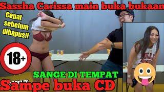 Sassha Carissa main buka bukaan sampe buka CD  SANGE DI TEMPAT