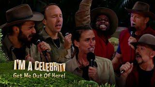 The celebrities sing their hearts out at the Jungle Arms   Im A Celebrity... Get Me Out Of Here