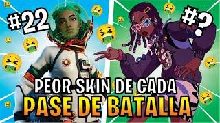 LA PEOR SKIN de cada PASE de BATALLA 