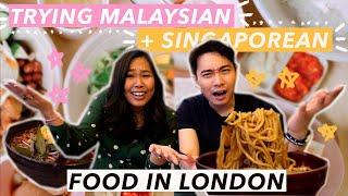 Eating Malaysian + Singaporean Food in London with Nigel Ng  Food Travel Vlog
