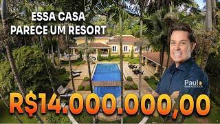 UM VERDADEIRO RESORT EM CAMPINAS-CASA ALTO PADRÃO NO BAIRRO GARMADO R$14.000.00000-EXUBERANTE