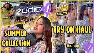 ZUDIO SHOPPING & TRY ON HAUL At ₹49 Summer Tops Dresses Jeans & Shoes Collection ThatQuirkyMiss