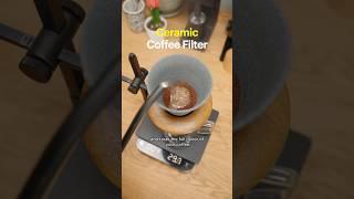 Ceramic reusable coffee filter