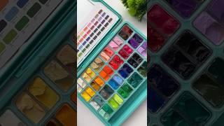 Finally got Himi gouache twin colors  #art #shorts #himigouache #satisfying #unboxing