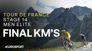 RACE ENTERS HIGH MOUNTAINS   Tour de France Stage 14 Final Kilometres  Eurosport Cycling