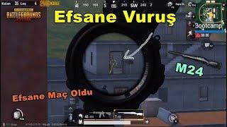 M24 İle Efsane Vuruş Yaptım Çok Heyecanlı Geçti -Pubg Mobile