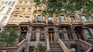 TOURING an OPULENT NYC BROWNSTONE w an INDOOR POOL w RYAN SERHANT 45 W 70th St SERHANT. Signature