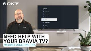 Sony  TV Troubleshooting Tips