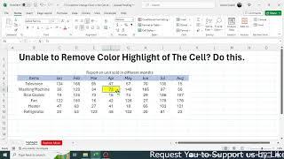 Unable to Remove Cell Highlight Color in Excel Follow These Steps to Get Out Of It