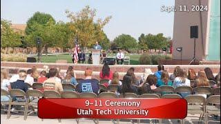 911 Ceremony Utah Tech 2024