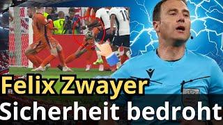 Eilmeldung Schiedsrichter Felix Zwayer nach Elfmeter-Entscheidung von niederländischen Fans bedroht
