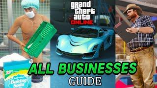 ULTIMATE Businesses Guide BEST Ways To Run EVERY Business  GTA Online