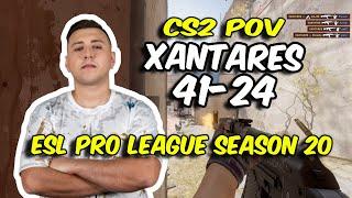 CS2 POV  Eternal Fire XANTARES 4124 vs Vitality Inferno @ ESL Pro League Season 20