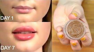 Easiest Way To Get Huge Big Lips Without Surgery- Lip Plumper Remedy