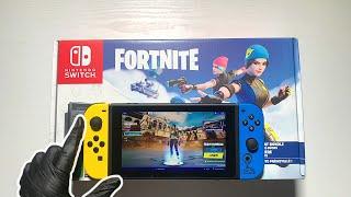 Nintendo Switch Fortnite Wildcat Bundle Unboxing  Fortnite Gameplay