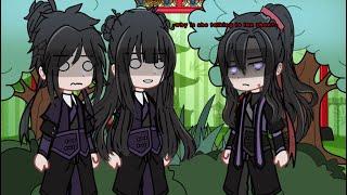 jealousy  mdzs au  wangxian au  mdzs  ft. OC + siblings  gacha club  gacha