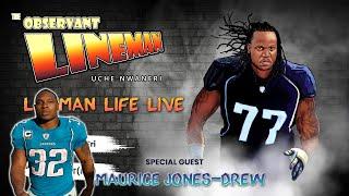 Lineman Life Live Week 15 Tiermaker W Special Guest Jaguars GREAT Maurice Jones-Drew