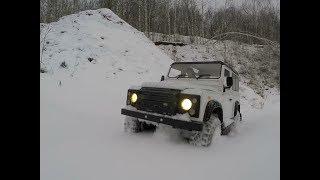 rc Land Rover defender 90 #WhiteBrit in mounts