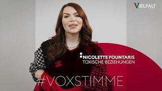 Nicolette Fountaris Toxische Beziehungen  #VOXStimme ​