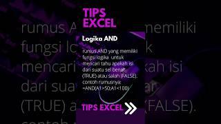 Logika AND #excel