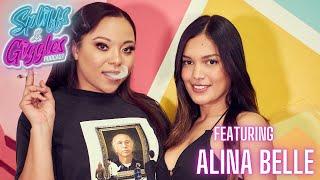 Alina Belle  Spliffs and giggles podcast starring Adriana Maya