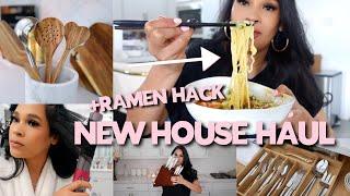 New House Haul Kitchen Haul Ramen Hack Patio Update - VLOG MissLizHeart