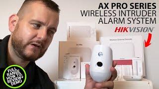 Hikvision AX Pro Wireless Intruder System Full Range Unboxing Set Up and Demo