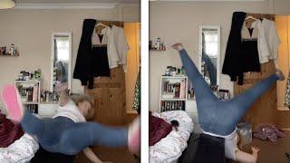 Woman Falls Comically In Hilarious Tiktok Dance Fail Clip