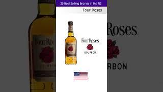 25 Best Selling Whiskey Brands in the US #wiskey #logos #drinks #bestseller #top