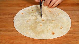 Cut Tortilla This Way This Recipe Makes Me Never Get Tired of Eating Tortillas