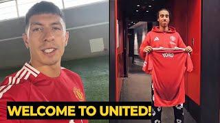 United players welcomed LENY YORO after he joined Manchester United  Man Utd News