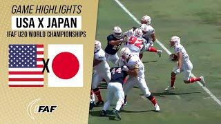 SEPAKBOLA AS X JEPANG  SEMIFINAL KEJUARAAN DUNIA IFAF U20  Sorotan Permainan