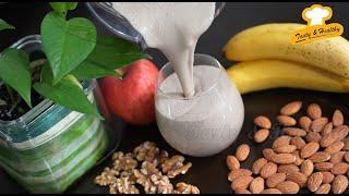 Fruit and Nut Juice  Dry Fruit Milk Shake  Banana Dry Fruit Milkshake  High Protein Shake