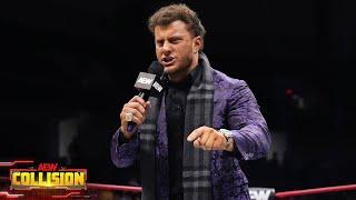 After showing his true colors MJF has a message for the International Champ  7624 AEW Collision