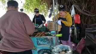 Laos∶Walking in Thakhek along Mekong River ラオス∶ターケークを歩く