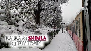 Kalka Shimla Toy Train- The Himalayan Queen  Snowfall ride