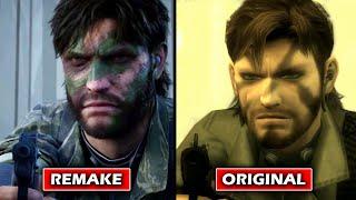 MGS3 Remake Vs Original Comparison NEW Cutscenes