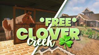 CLOVER CREEK  *FREE* 1.18.2 Minecraft Barn Property