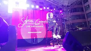 Sabrina Carpenter Performs Alien Live in Manila
