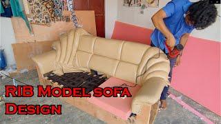 RIB Model sofa Design Latest model leather sofa how to furniture designhow to make leather sofa