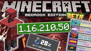 Minecraft Bedrock  BETA1.16.210.50  Ambient + Servers ️ Change Log  MCPE  Xbox  Windows 10