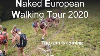 The rain is coming to the 2020 Naked European Walking Tour