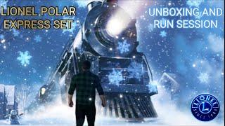 The Magic Of The Polar Express Lionel O Gauge Set Unboxing And Christmas Run Session.